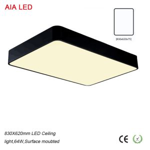Buy cheap Square round angle indoor IP20 830x620mm economic energy-saving LED Ceiling light for office lights from wholesalers