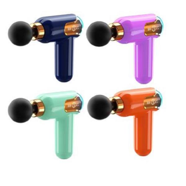 Buy cheap 4-Head Rechargeable Muscle Massager Gun with 9 Adjustable Modes, LCD Display, and 7.4V Charging for Deep Tissue Relief from wholesalers