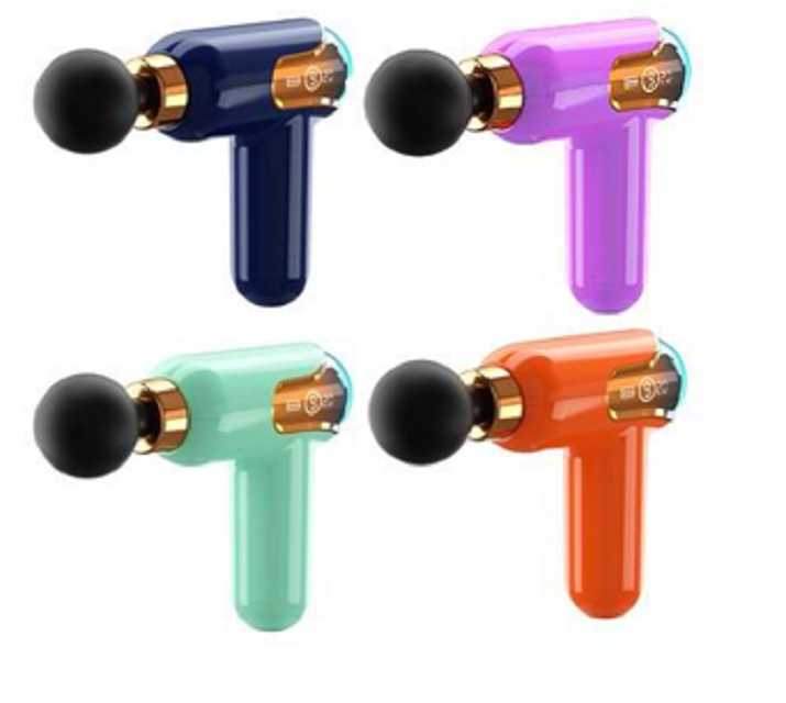 Buy cheap 4-Head Rechargeable Muscle Massager Gun with 9 Adjustable Modes, LCD Display, and 7.4V Charging for Deep Tissue Relief from wholesalers