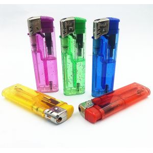 Buy cheap Customization Encendedor Electronic Plastic Lighter Five Colors Gas from wholesalers