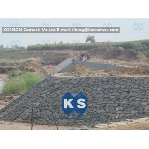 Buy cheap Customized Architecture Gabion Retaining Wall with PVC Coated Galfan Wire from wholesalers
