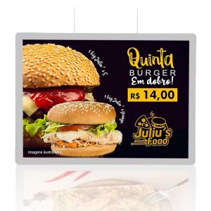 Buy cheap Custom LED Menu Board Pattern Ultra Slim Backlit Light Box Single Side Double Sides Display Method from wholesalers