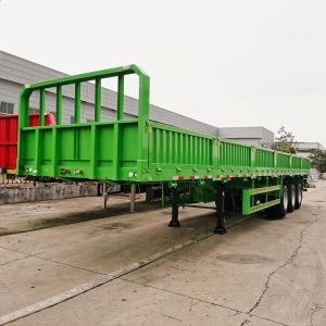 Buy cheap Logistics Q345B Tri Axle 60T Drop Side Semi Trailer from wholesalers