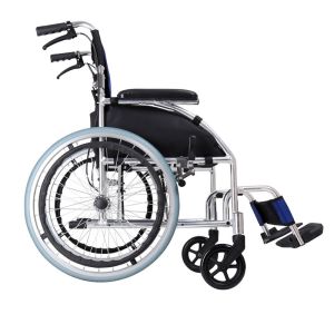 Buy cheap Portable Folding Wheelchair with Aluminium Alloy and Customization Option from wholesalers