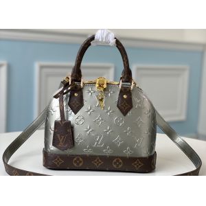 Buy cheap Sliver Shell Vernis Leather Womens Luxury Handbag Zipper Open from wholesalers