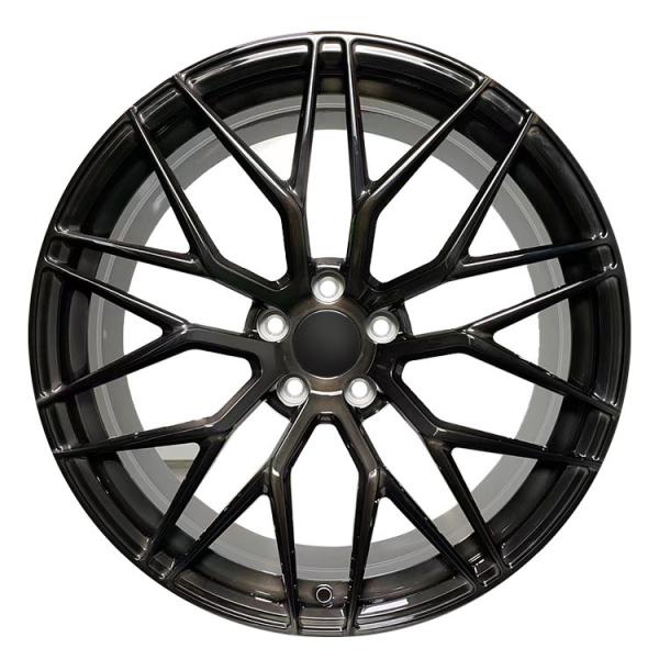 FORGED T6061 gloss black finish car alloy wheels 18 19 20 21 22inch wheels