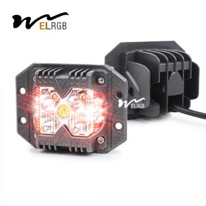 Buy cheap 3500LM Cube Side Shooter Led Pods Vehicle LED Work Lights 12V 6500K from wholesalers