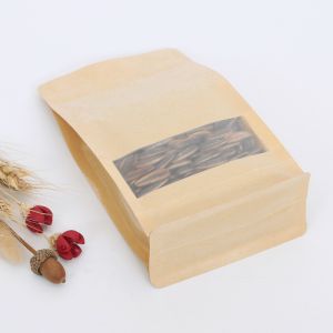 Buy cheap Cylinder Printing Flat MOPP Kraft Paper Zipper Pouch from wholesalers