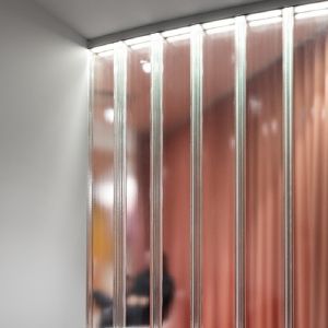 Buy cheap 6mm U Shape Tempered Clear Frosted Glass Curtain Facade With Interlining Drawings from wholesalers