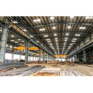 Buy cheap Welding Commercial Metal Storage Buildings Steel Sheds With Solid H Shape Steel Beam Main Frame from wholesalers