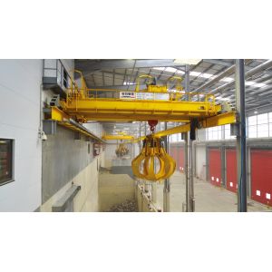 Buy cheap High Rigidity Workshop 500kg Grab Bridge Crane Electricity Powered from wholesalers
