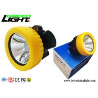 Buy cheap ABS Material Rechargeable Cordless Mining Cap Lamps CREE Light Source 5000lux Brightness product