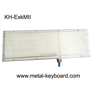 Explosion Proof Stainless Steel Keypad , Industrial Pc Keyboard With Touchpad