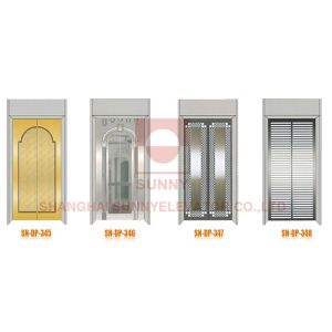 Mirror / Irregular Grain / Etching Elevator Door , Elevator Door Panel