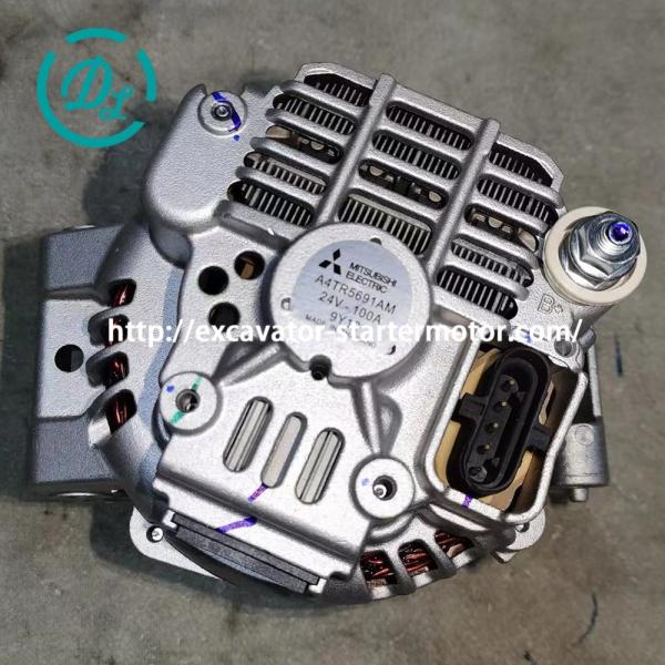 EexcavaStart Mitsubishi 24V 100A Alternator A4TR5691AM for DC09 DC13 Engine