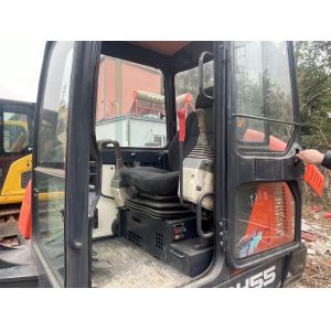 Buy cheap Mini crawler hydraulic excavator Doosan 55 small digger used machinery second hand compact excavator mini digger price from wholesalers