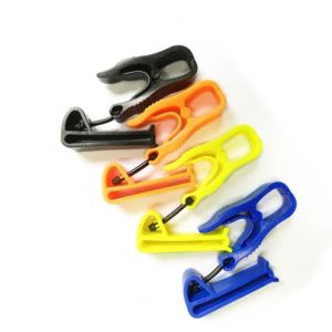 Buy cheap Custom Plastic Glove Clip Lime  Polyoxymethylene Interlock Belt Clip from wholesalers