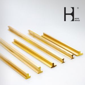 Buy cheap Rust Resistant C38500 Brass T Profile For Interior Window Frame from wholesalers