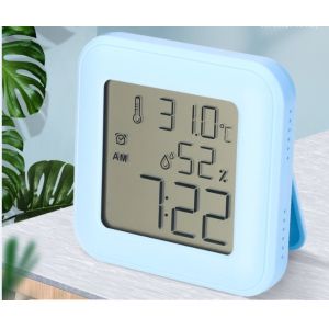 Buy cheap Digital Indoor Termometer Hygrometer Temperature And Humidity Alarm Clock All Season from wholesalers