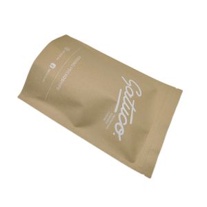 Buy cheap Biodegradable Printed Kraft Paper Pouch Peanut Snack Packaging Bags from wholesalers