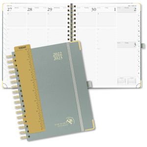 Buy cheap Medium Planner Jul. 2023 - Jun. 2023 Grey with Hourly Schedule and Monthly Tabs from wholesalers