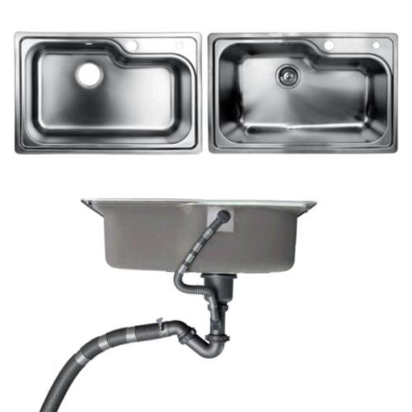 Quality Undermount Kitchen Bathroom Sinks With Single Bowl Brushed Metal Material for sale