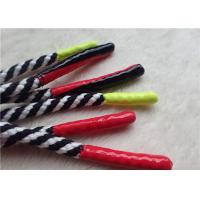 China Double Color Polyester Non Elastic Cord With Shiny Silicone Endings For Jacket for sale
