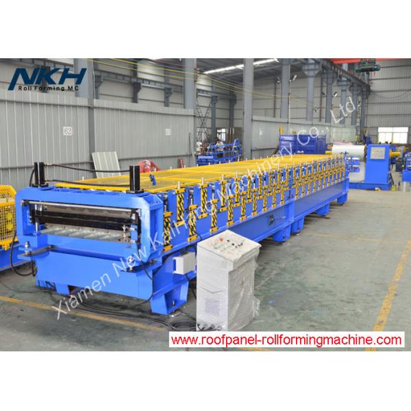 Quality Metal Steel Roofing Sheet Roll Forming Machine , Double Deck Roll Forming Machine for sale