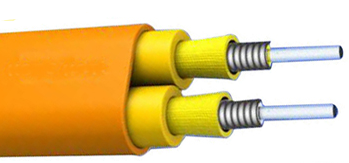 Buy cheap Flat Duplex Armored Optical Cable 2000M LSZH/PVC/PU from wholesalers