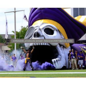 Customized Sundown TX Roughnecks Football Helmet Inflatable Tunnel