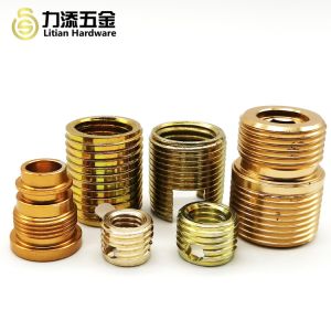 OEM Precision CNC Machining Parts , Zinc Plated M5 Brass Inserts