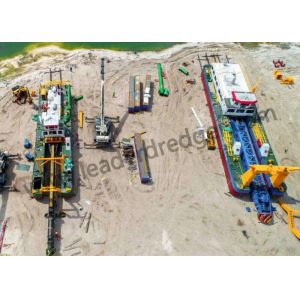 Buy cheap Professional Channel Dredging Equipment Dual Pump Dual Engine Design product