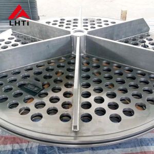 Buy cheap ASME B381 Titanium Equipment Titanium Exchanger Tube Sheet CNC Machining from wholesalers