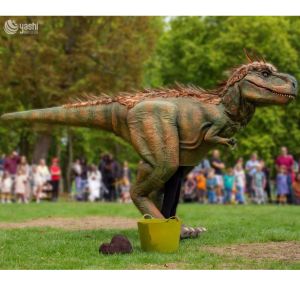 Custom T-Rex Dinosaur Costume for Children's Indoor Playground or Walking