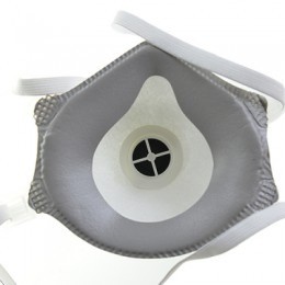 Buy cheap FFP2 Style Cup-Shape 4-Layer Particulate Dust Face Masks with Adjustable Elastic Loops from wholesalers