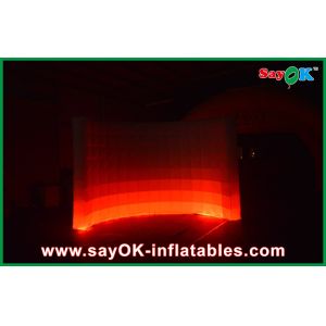 Buy cheap Inflatable Party Decorations Customized Red / Blue Large Led Inflatable Walls For Stage Decoration from wholesalers