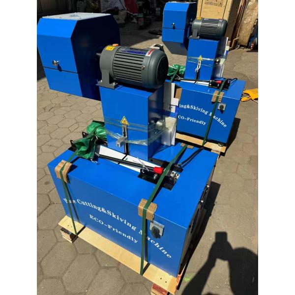 Quality 105 Kg 6-51mm Blue Skiving 4 Layers Electric Rubber Hose Cutting Machine With Advanced And User Friendly Button Control for sale