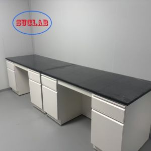 Buy cheap Chemistry Lab Bench Distributors 304 Stainless Steel Base Cabinet and Cold-rolled Steel Reagent Racks with Adjustable Glass Shelf from wholesalers