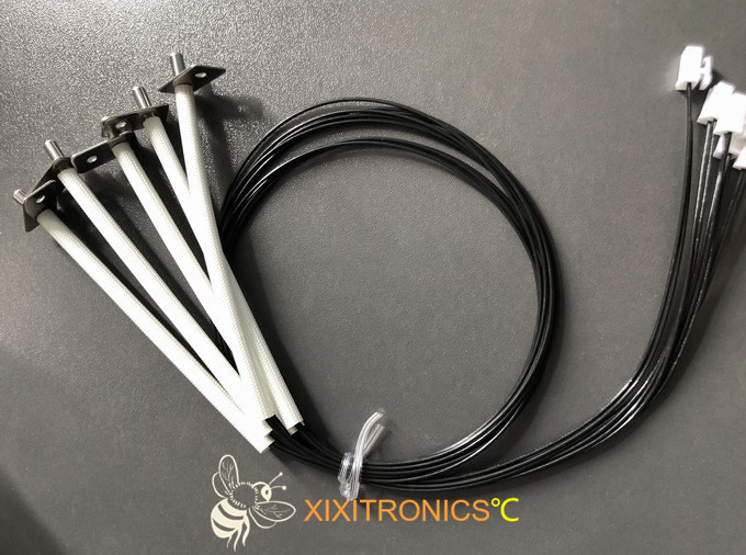 Microwave Oven Flanged Temperature Sensors 98.63K , 100K Temperature Sensor MFT