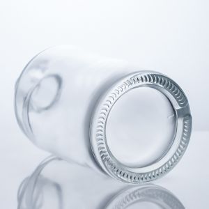 Round Shape Custom Design 750ml Clear Empty Liquor Glass Bottle for Rum Vodka