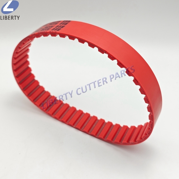 Vector IX6 MX6 Auto Cutter Spare Parts No. 127991 Gear Belt AT10 460 Red color