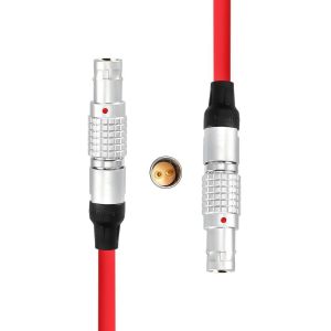 Buy cheap Alvin's Cables 2 Pin to Locking DC Right Angle Power Cable for Atomos Ninja V, Blackmagic Video Assist, SmallHD 702 Monitor, Ultra-Soft Red, 90cm| 3ft from wholesalers