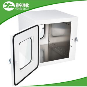 Powder Coat Steel Clean Rom Static Passbox With Mechanically Interlocked