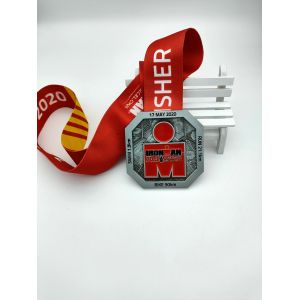 Buy cheap Ironman Triathlon Custom Die Cast Medals 2d Design Laser Engraving from wholesalers