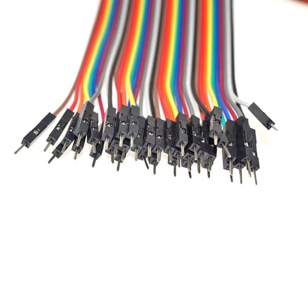 Buy cheap 40cm 40 Pin Male To Male Dupont Jumper Wires from wholesalers