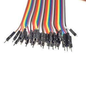 Buy cheap 40cm 40 Pin Male To Male Dupont Jumper Wires from wholesalers