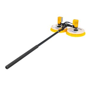 Buy cheap 5.5 Meters Handle Dual- Double Heads Rotating Brush for Photovoltaic Panel Cleaning from wholesalers