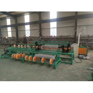 Buy cheap 3m width single wire feeding PLC control full Automatic Chain Link Fence Machine from wholesalers
