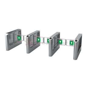 Buy cheap Pedestrian Security Bidirectional Supermarket Swing Gate from wholesalers