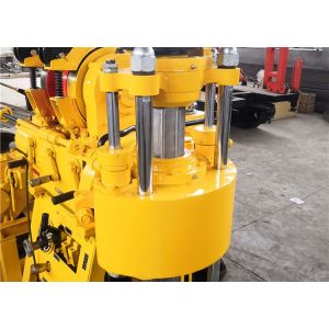 100 Meters Yellow Geological Drilling Rig Machine With Diesel Engine Power /